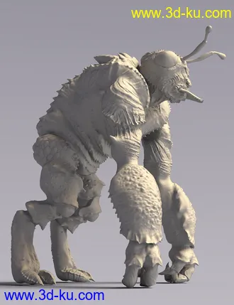 3D打印模型Chthonic Arkouda HD for Genesis 8 Male的图片