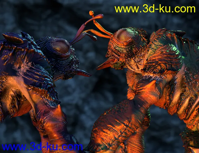 Chthonic Arkouda HD for Genesis 8 Male模型的图片6