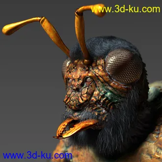 3D打印模型Chthonic Arkouda HD for Genesis 8 Male的图片