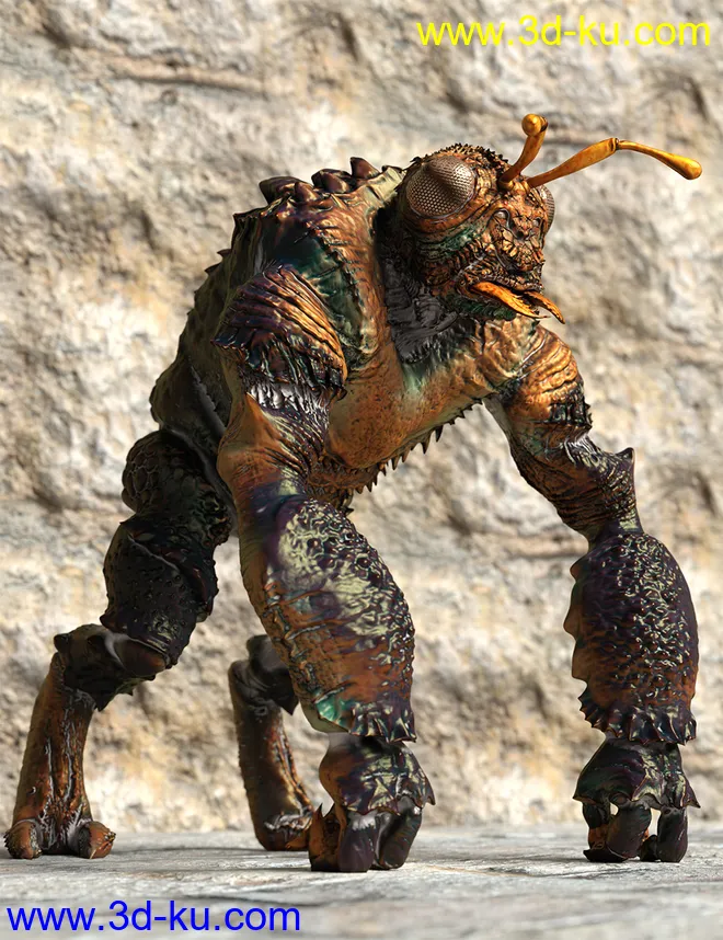 Chthonic Arkouda HD for Genesis 8 Male模型的图片13