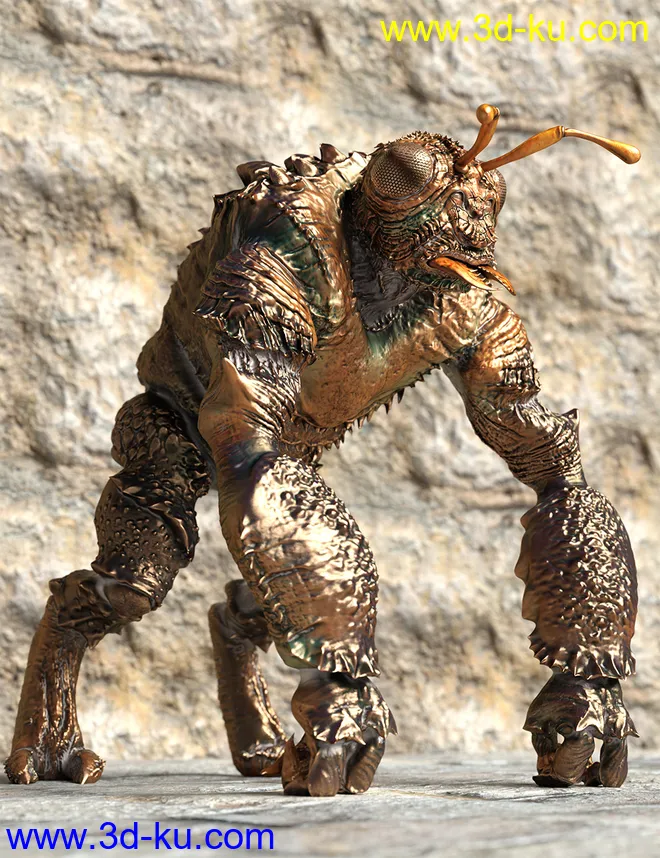 Chthonic Arkouda HD for Genesis 8 Male模型的图片14