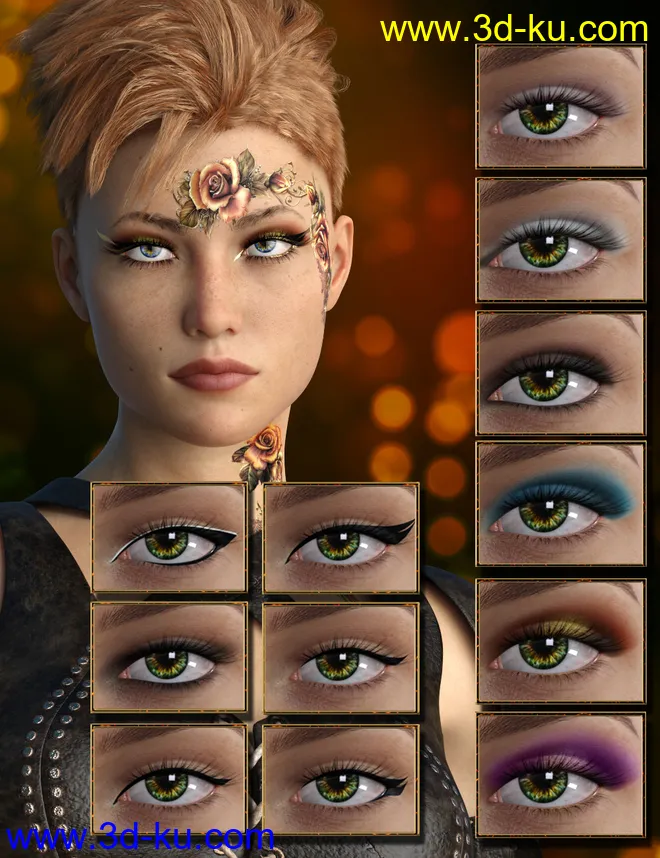 Cira for Genesis 8 Female模型的图片5