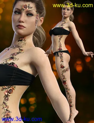 3D打印模型Cira for Genesis 8 Female的图片