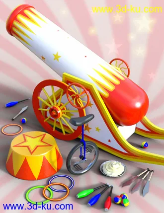 3D打印模型Circus Props的图片