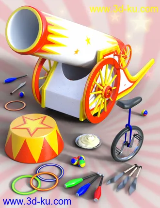3D打印模型Circus Props的图片