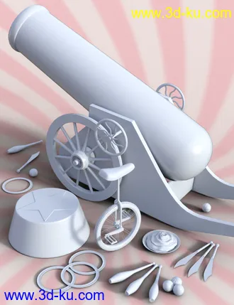3D打印模型Circus Props的图片