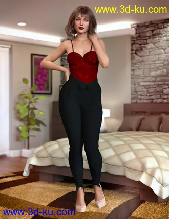 3D打印模型City Girl Outfit for Genesis 8 Female(s)的图片