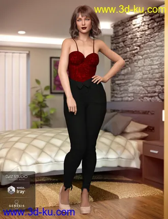 3D打印模型City Girl Outfit for Genesis 8 Female(s)的图片