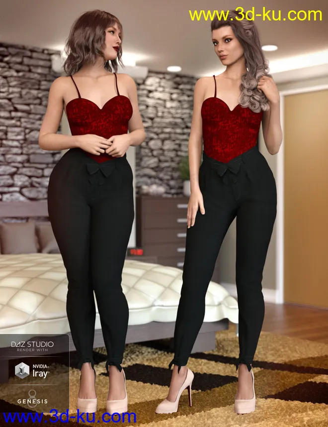 City Girl Outfit for Genesis 8 Female(s)模型的图片4