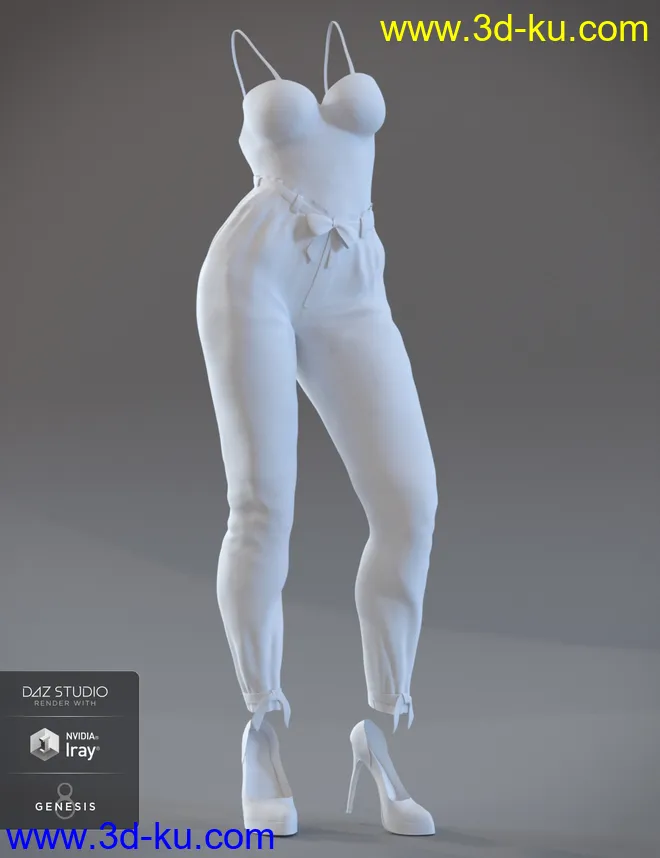 City Girl Outfit for Genesis 8 Female(s)模型的图片5
