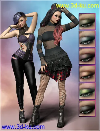 3D打印模型Clairissa for CJ 8 and Genesis 8 Female的图片