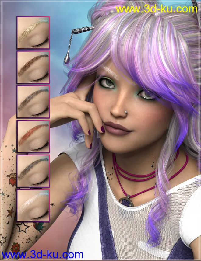 Clairissa for CJ 8 and Genesis 8 Female模型的图片6