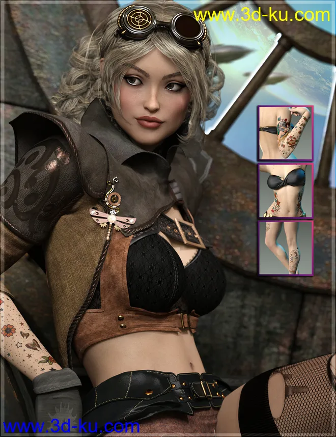 Clairissa for CJ 8 and Genesis 8 Female模型的图片7