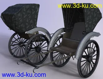 3D打印模型Classic Rickshaw的图片
