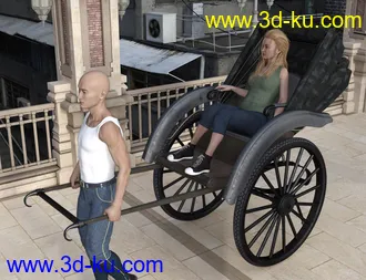 3D打印模型Classic Rickshaw的图片