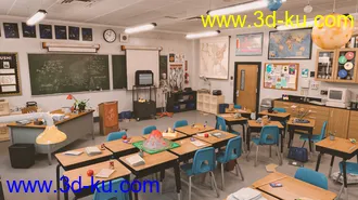 3D打印模型Classroom Environment的图片