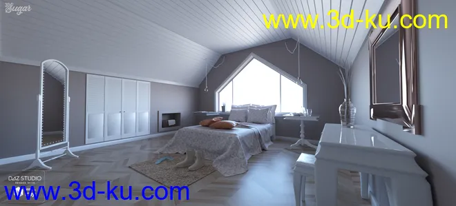 Classy Room Environment and Poses模型的图片2