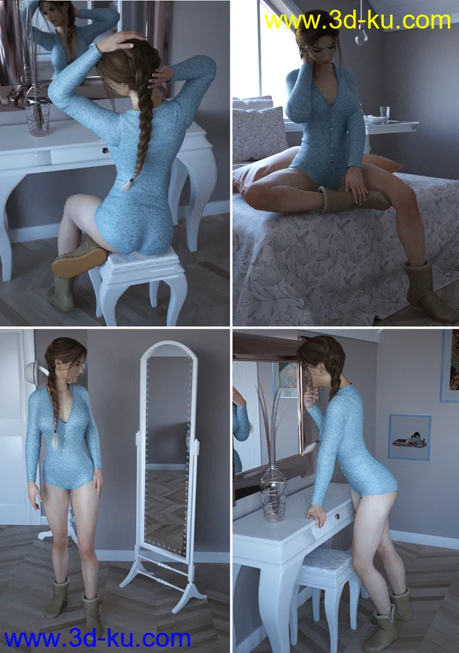 Classy Room Environment and Poses模型的图片7