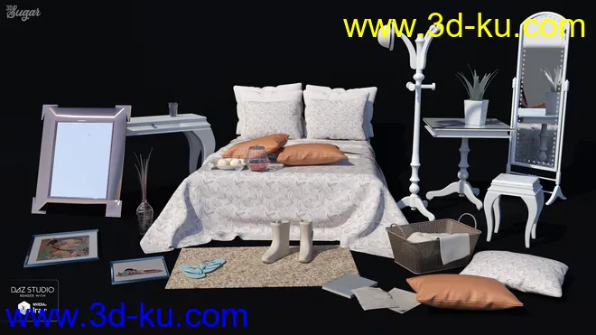 Classy Room Environment and Poses模型的图片8