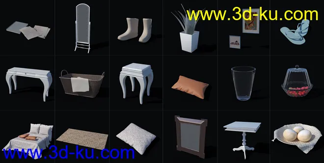 Classy Room Environment and Poses模型的图片9