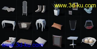 3D打印模型Classy Room Environment and Poses的图片