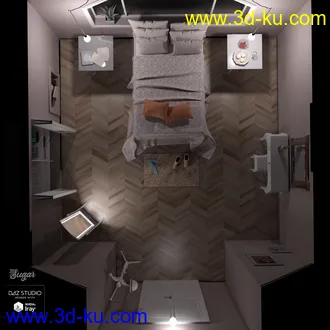 3D打印模型Classy Room Environment and Poses的图片