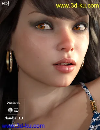 3D打印模型Claudia Octavia HD For Genesis 8 Female的图片