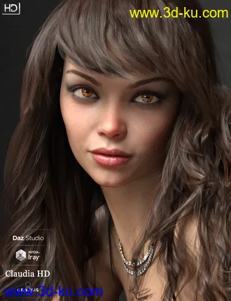 3D打印模型Claudia Octavia HD For Genesis 8 Female的图片