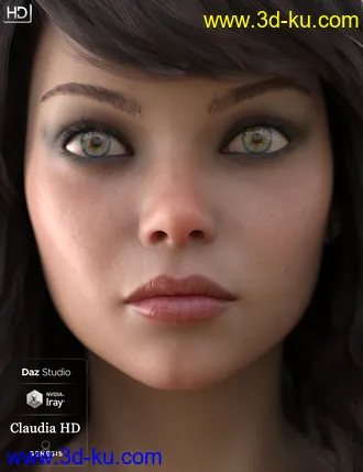 3D打印模型Claudia Octavia HD For Genesis 8 Female的图片