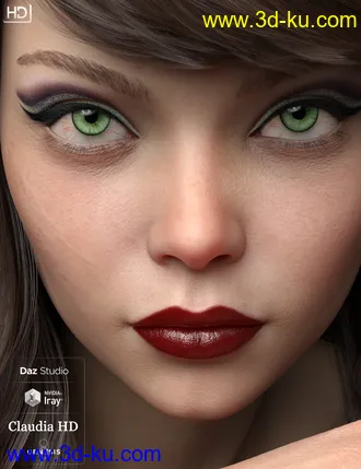3D打印模型Claudia Octavia HD For Genesis 8 Female的图片