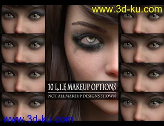 3D打印模型Claudia Octavia HD For Genesis 8 Female的图片