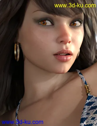 3D打印模型Claudia Octavia HD For Genesis 8 Female的图片