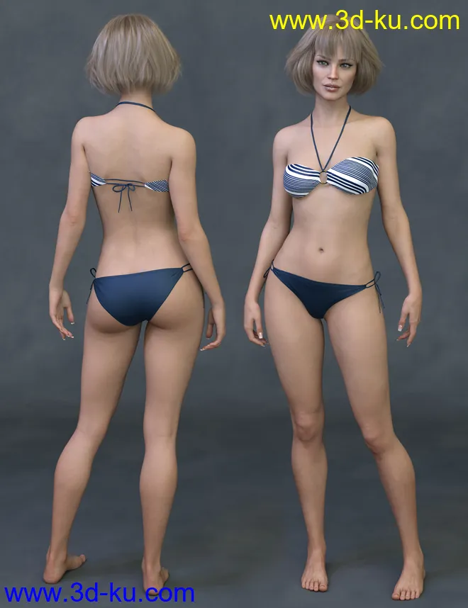 Claudina HD for Genesis 8 Female模型的图片9