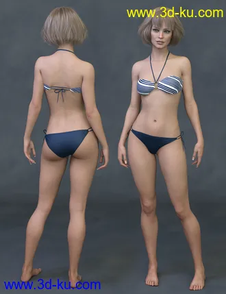 3D打印模型Claudina HD for Genesis 8 Female的图片