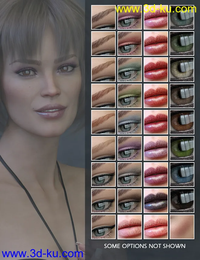Claudina HD for Genesis 8 Female模型的图片10
