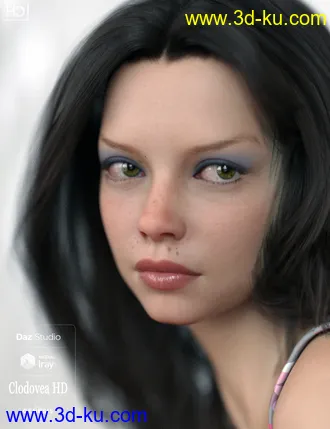 3D打印模型Clodovea HD for Genesis 8 Female的图片