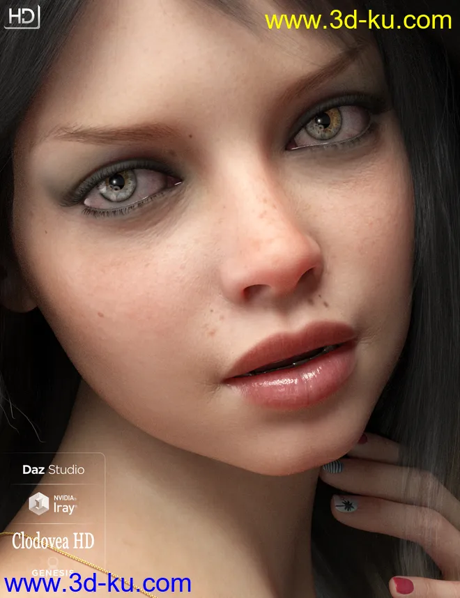 Clodovea HD for Genesis 8 Female模型的图片8
