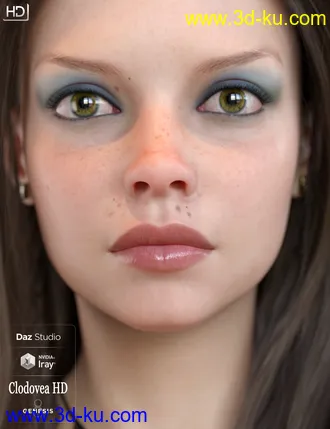 3D打印模型Clodovea HD for Genesis 8 Female的图片