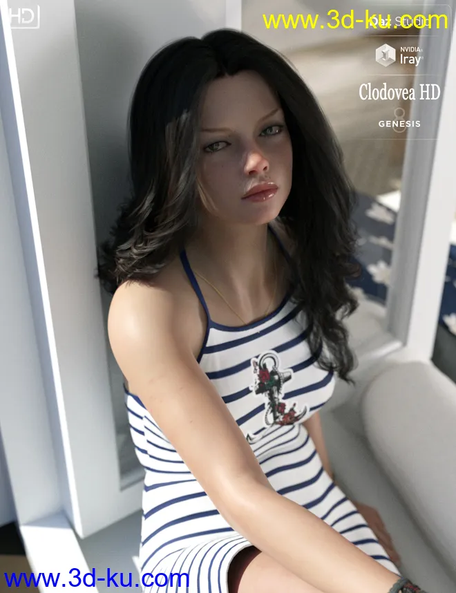 Clodovea HD for Genesis 8 Female模型的图片14