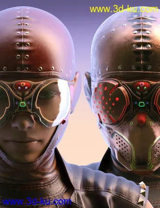 3D打印模型COG Balaclava Steampunk Texture Pack的图片