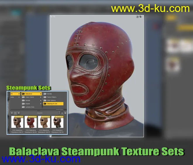 COG Balaclava Steampunk Texture Pack模型的图片9