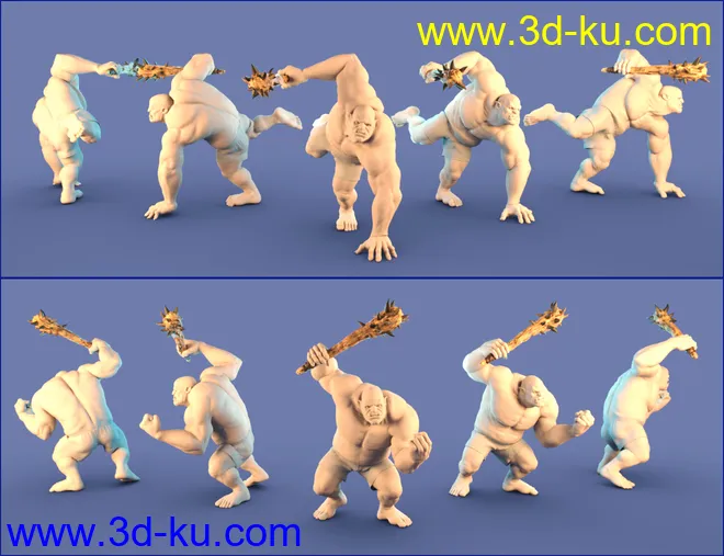 Cogito Ergo SMASH Poses for Ogre HD模型的图片2
