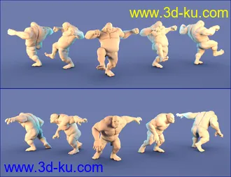3D打印模型Cogito Ergo SMASH Poses for Ogre HD的图片