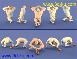 3D打印模型Cogito Ergo SMASH Poses for Ogre HD的图片
