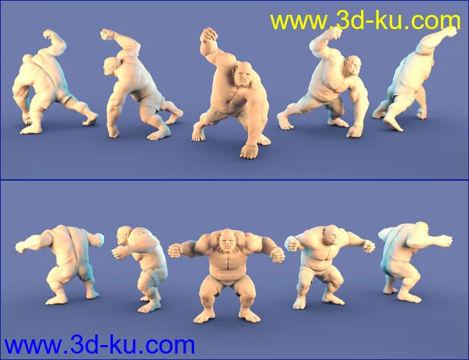 Cogito Ergo SMASH Poses for Ogre HD模型的图片13