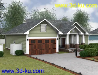 3D打印模型Collective3d Contemporary Home 1的图片