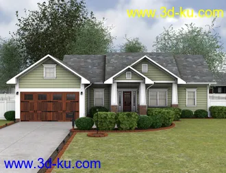 3D打印模型Collective3d Contemporary Home 1的图片