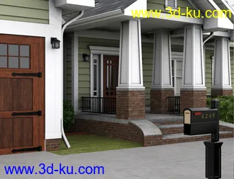 3D打印模型Collective3d Contemporary Home 1的图片