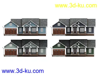 3D打印模型Collective3d Contemporary Home 1的图片