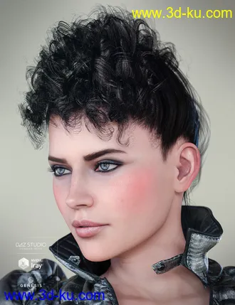 3D打印模型Colors for Bernedette Hair的图片